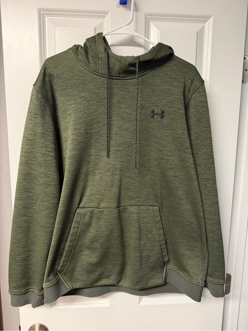 Under Armour Men's Olive Heather Pullover Hoodie